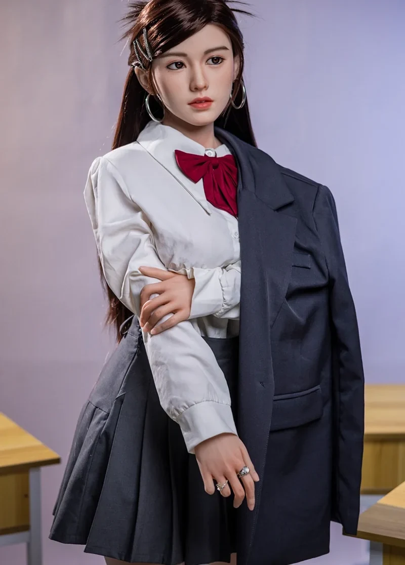 Búp bê silicone tạo hình trẻ trung, phong cách học đường — 777DOLL