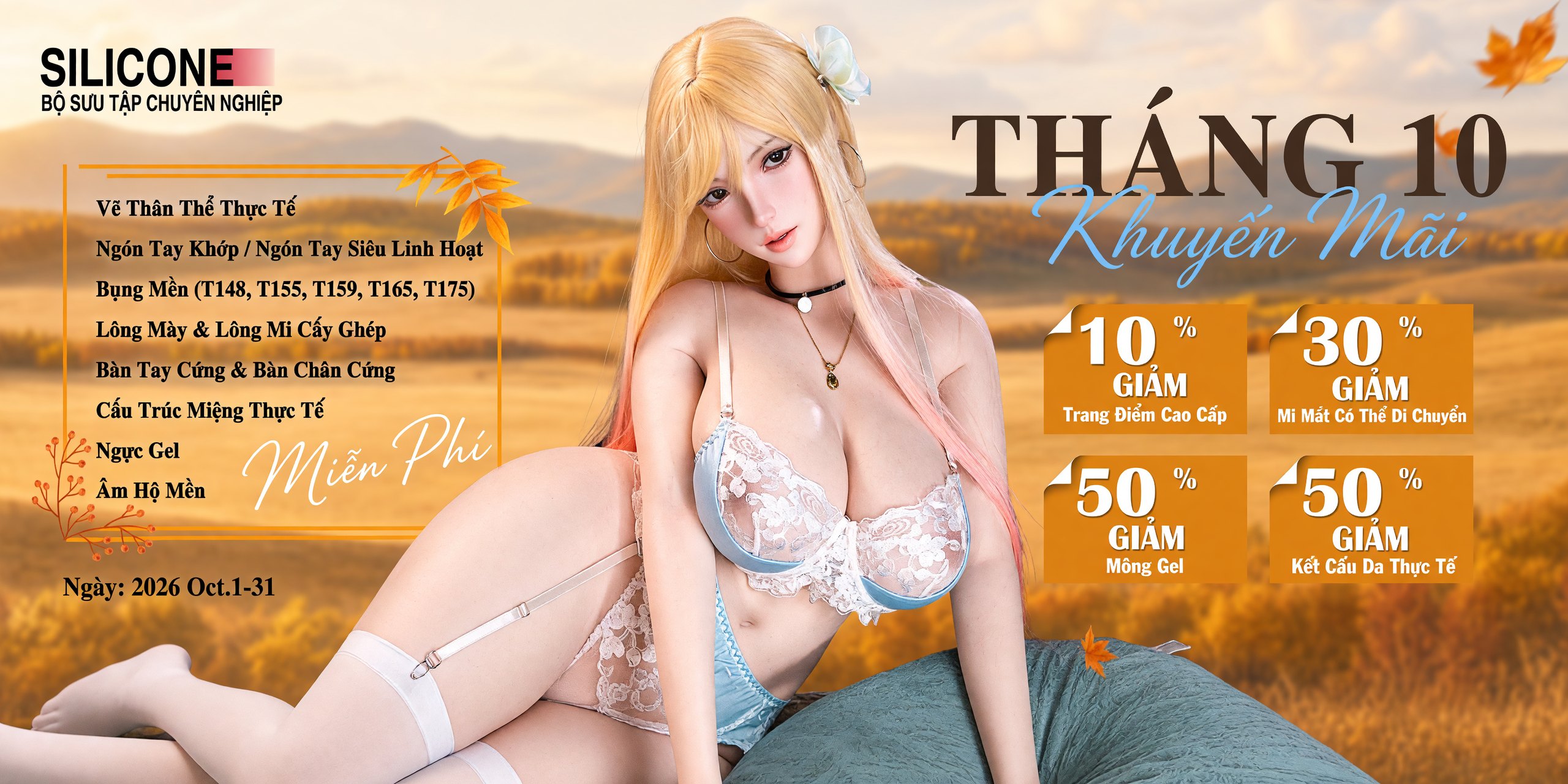 SEDOLL — Ưu đãi tháng 10, 01/10 đến 31/10/2026
