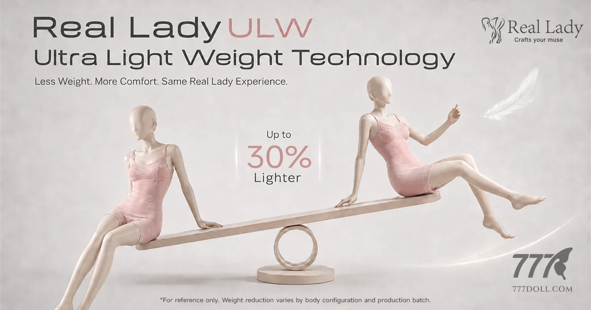 Công nghệ thân siêu nhẹ ULW của Real Lady