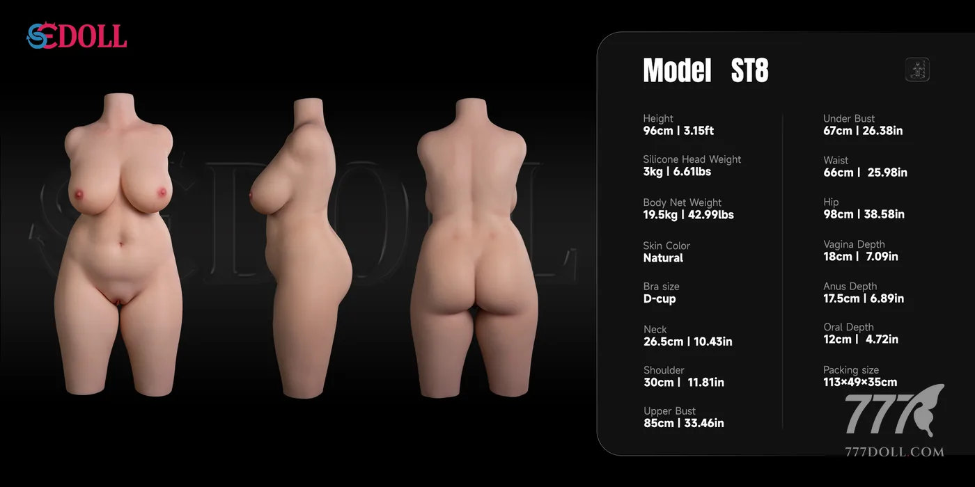 So sánh thân SEDOLL Mẫu ST8 (2.0)