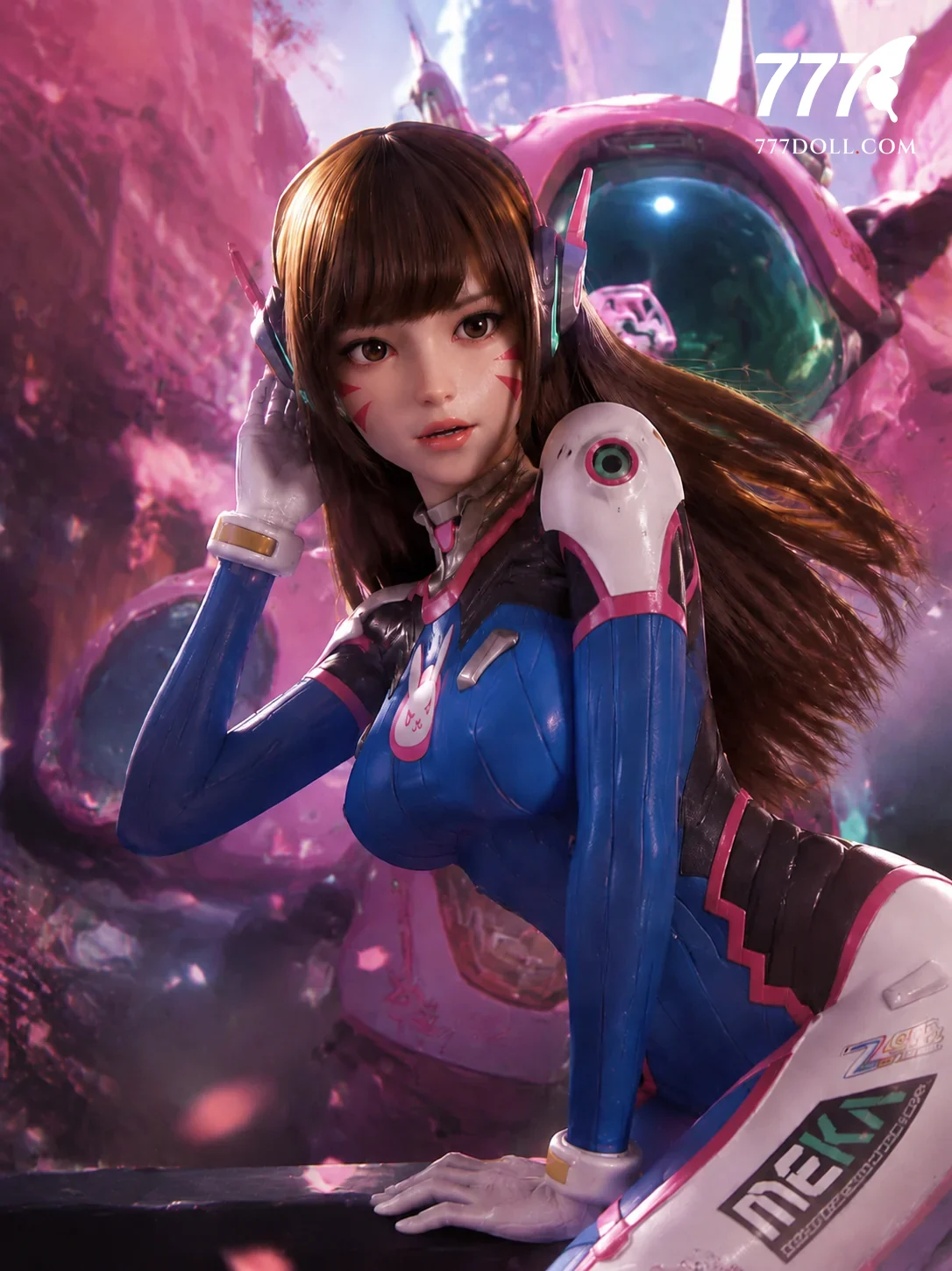 Bé D.Va Overwatch (Bikini) - GML022 — búp bê GameLady 777DOLL