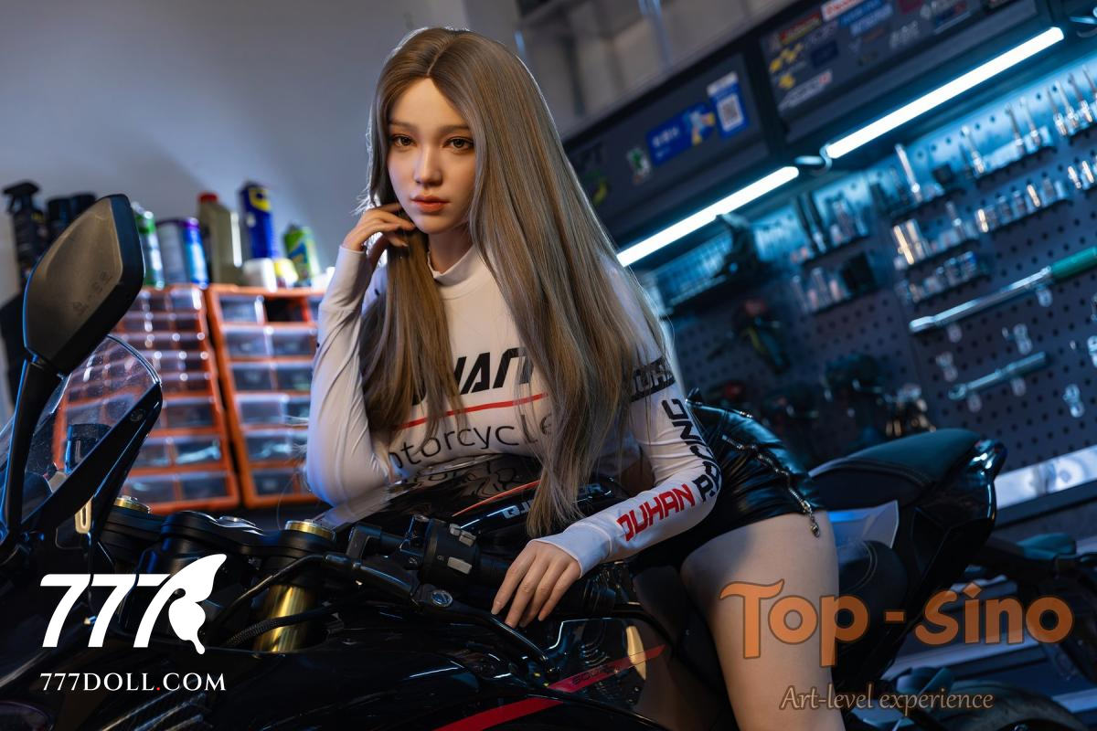 Top Sino 162cm(5.31ft) Motorbike Girl Sex Doll Top-sino ACE Soft-Max T37 Mimeng (Dream) with Artist Makeup — ảnh 13